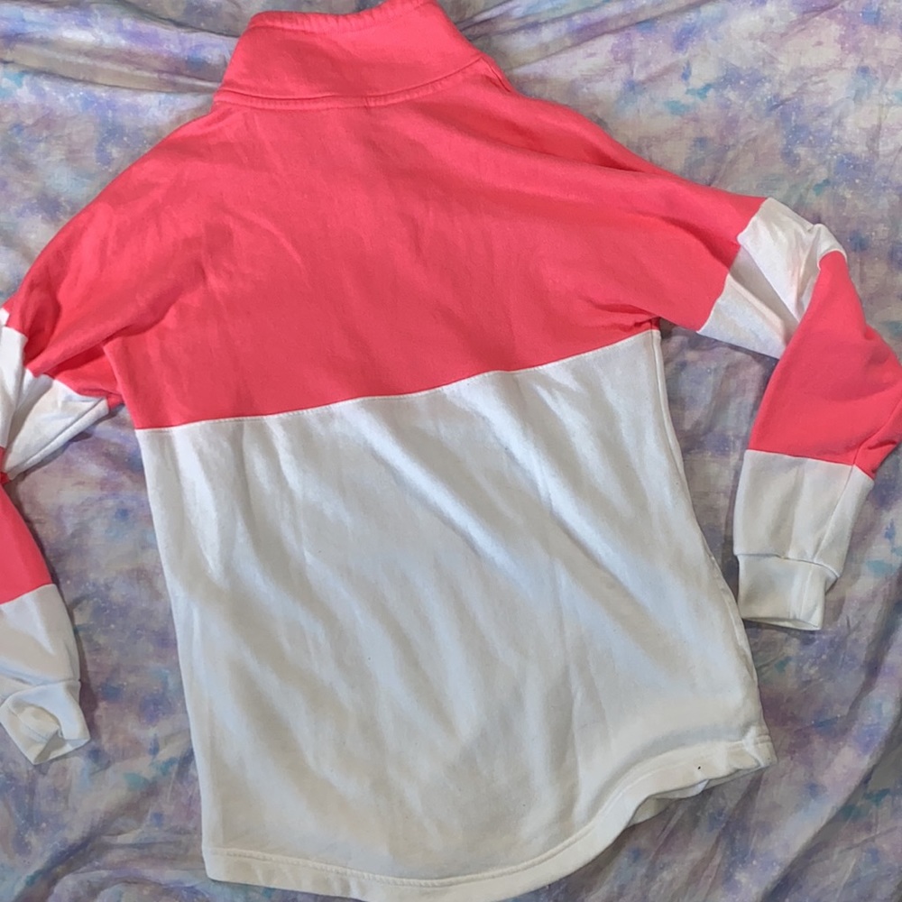 VS PINK • Funnel Neck O Ring Quarter Zip Sweatshirt - Picture 15 of 15